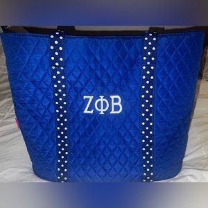 Zeta Phi Beta, Inc. Royal Blue Tote Bag